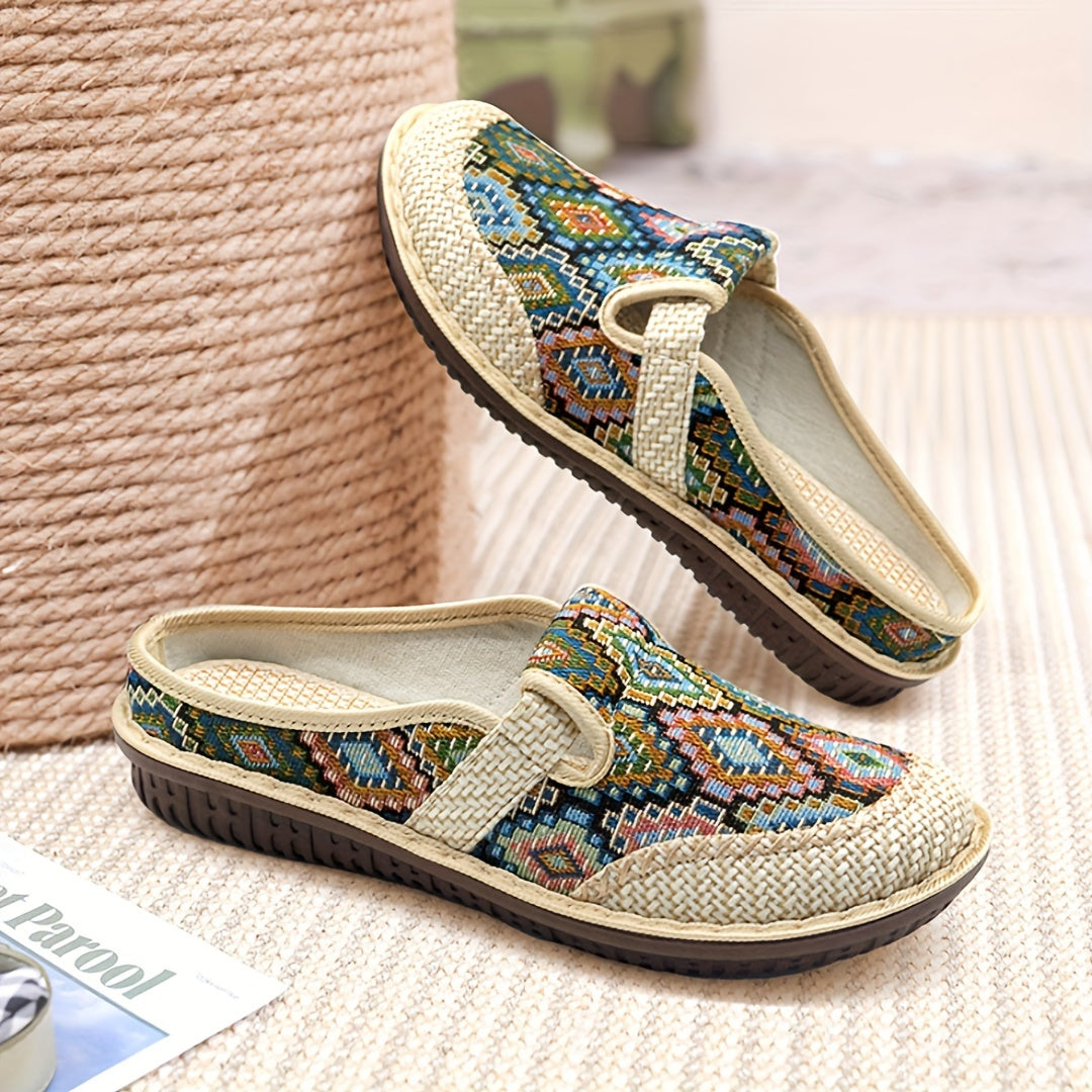 Bunte Geflochtene Slipper - Maya