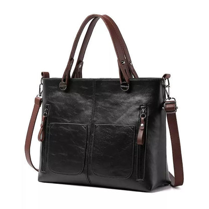 Clara - Cognac Leder-Handtasche