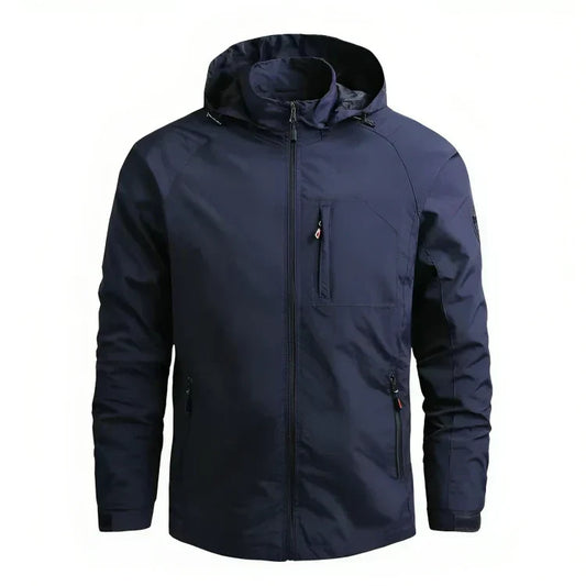 Herren outdoor-softshelljacke mit kapuze – wetterfest & flexibel