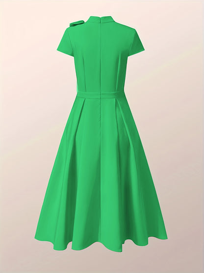 Sonnen-gelbes midikleid - isabella