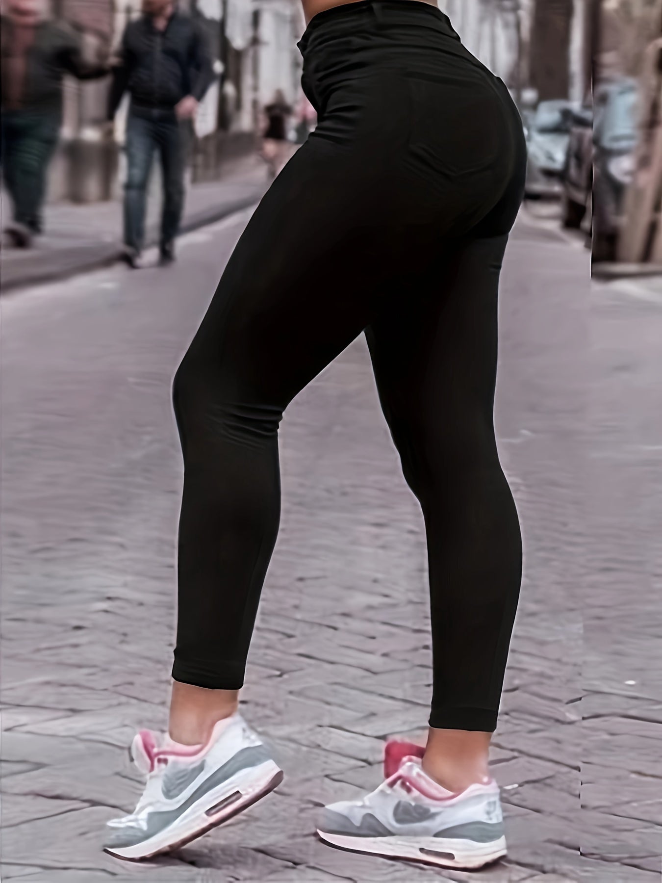 Schwarze High-Waist-Jeans - Sophie