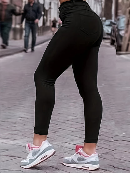 Schwarze High-Waist-Jeans - Sophie