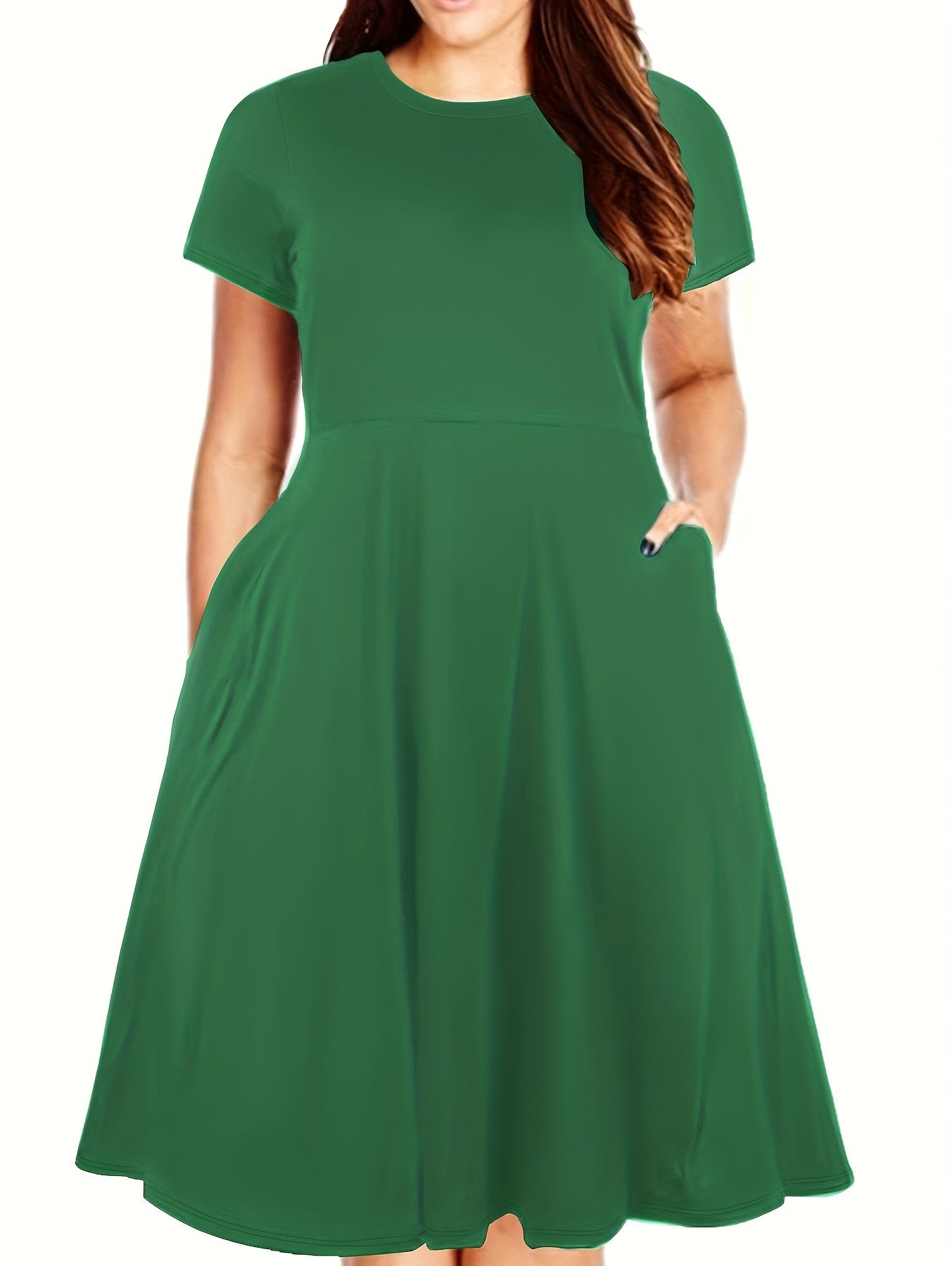 Schwarzes A-Linien Kleid - Clara