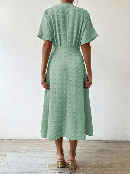 Sommerkleid Lila V-Ausschnitt - Amelie