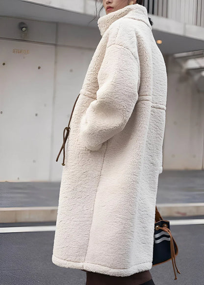 Noelene warmer, lässiger wollmantel – damen