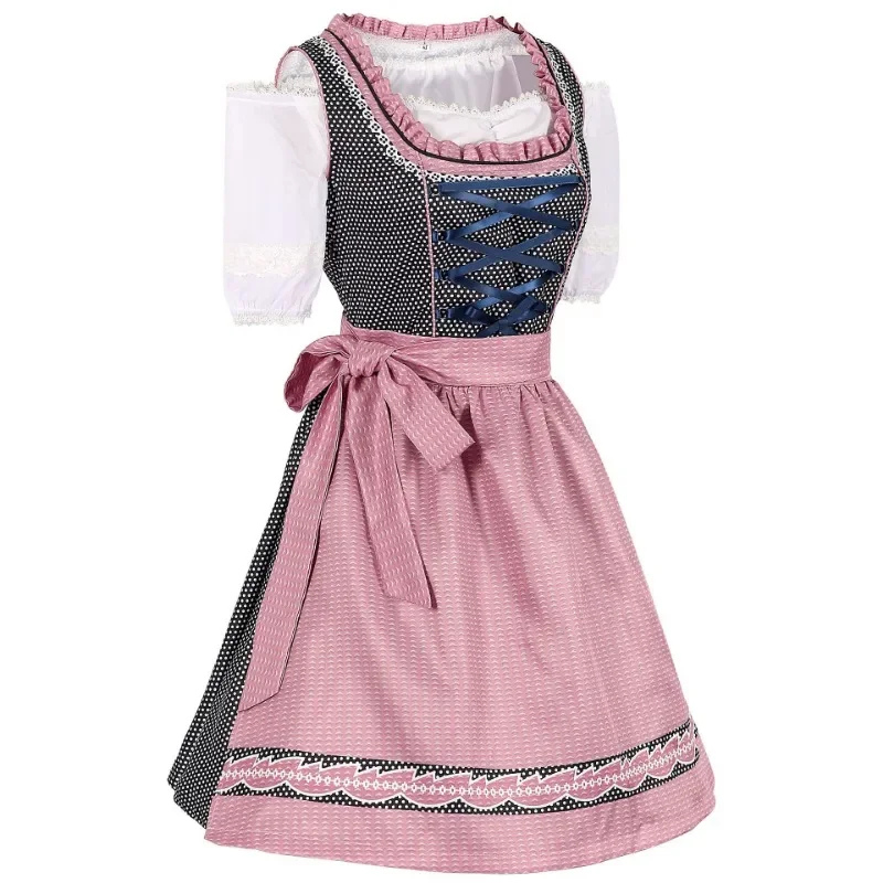 Cadence | Dirndl Kleid mit Rosenakzenten und Schattendruck für Damen