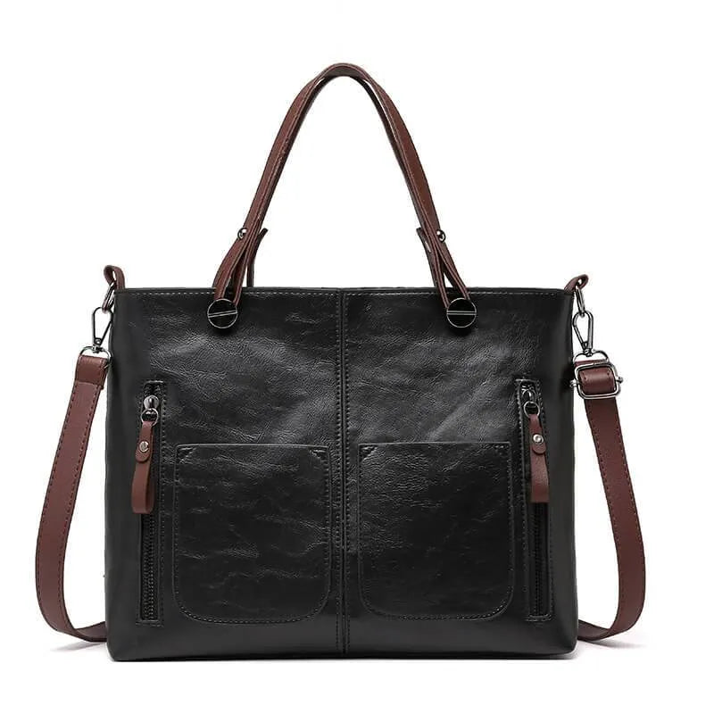 Clara - Cognac Leder-Handtasche