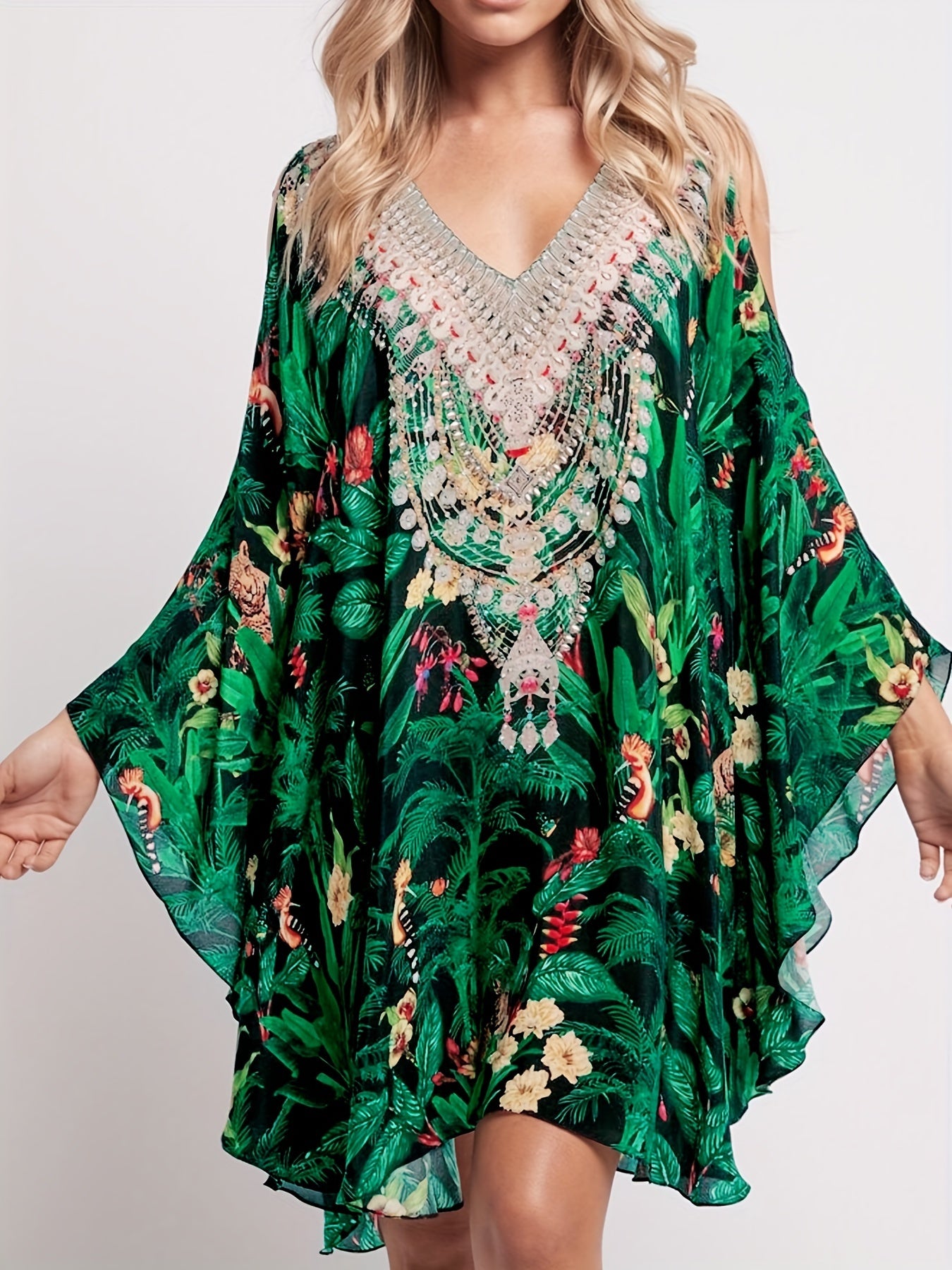 Grünes Kimono - Yasmin