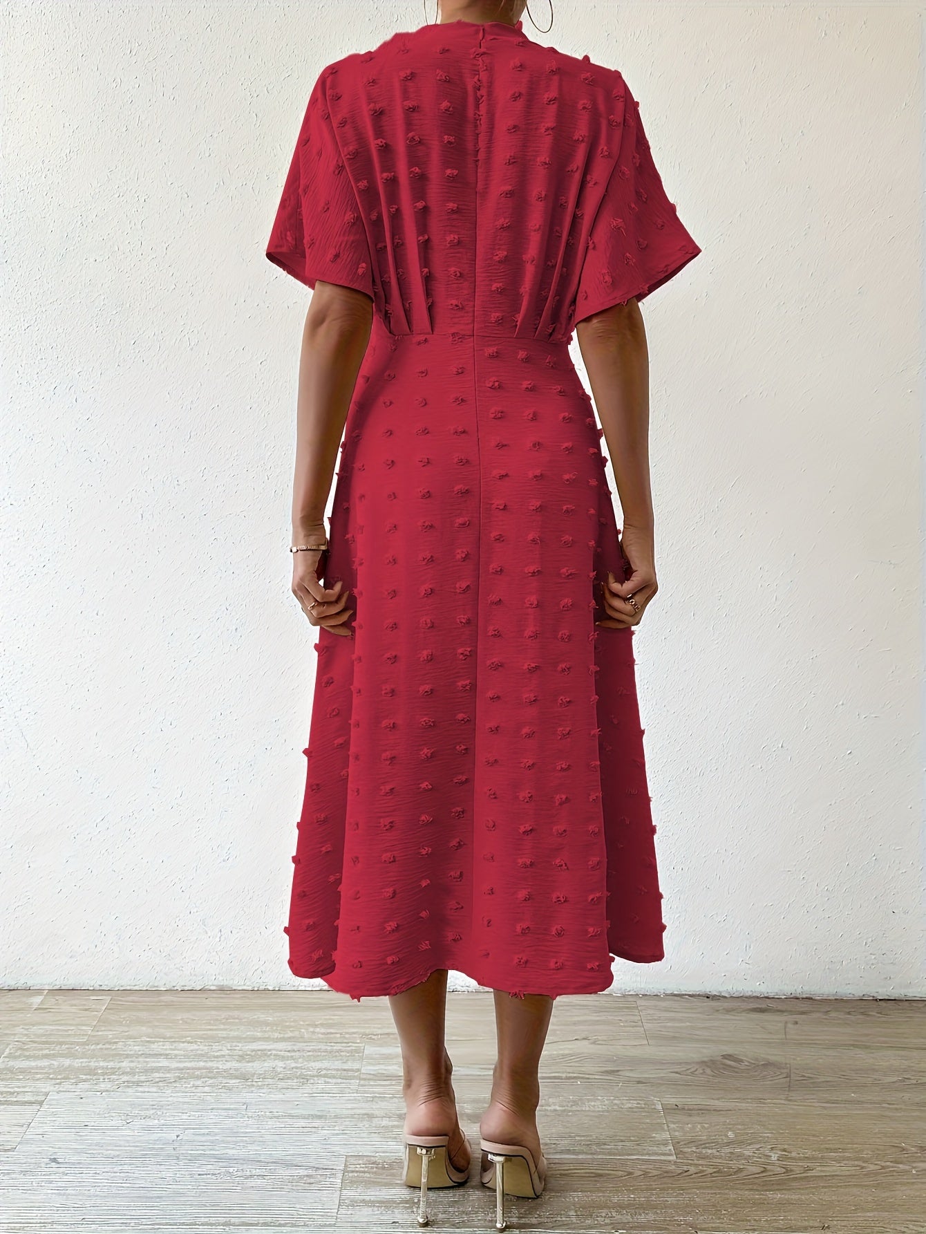 Sommerkleid Lila V-Ausschnitt - Amelie