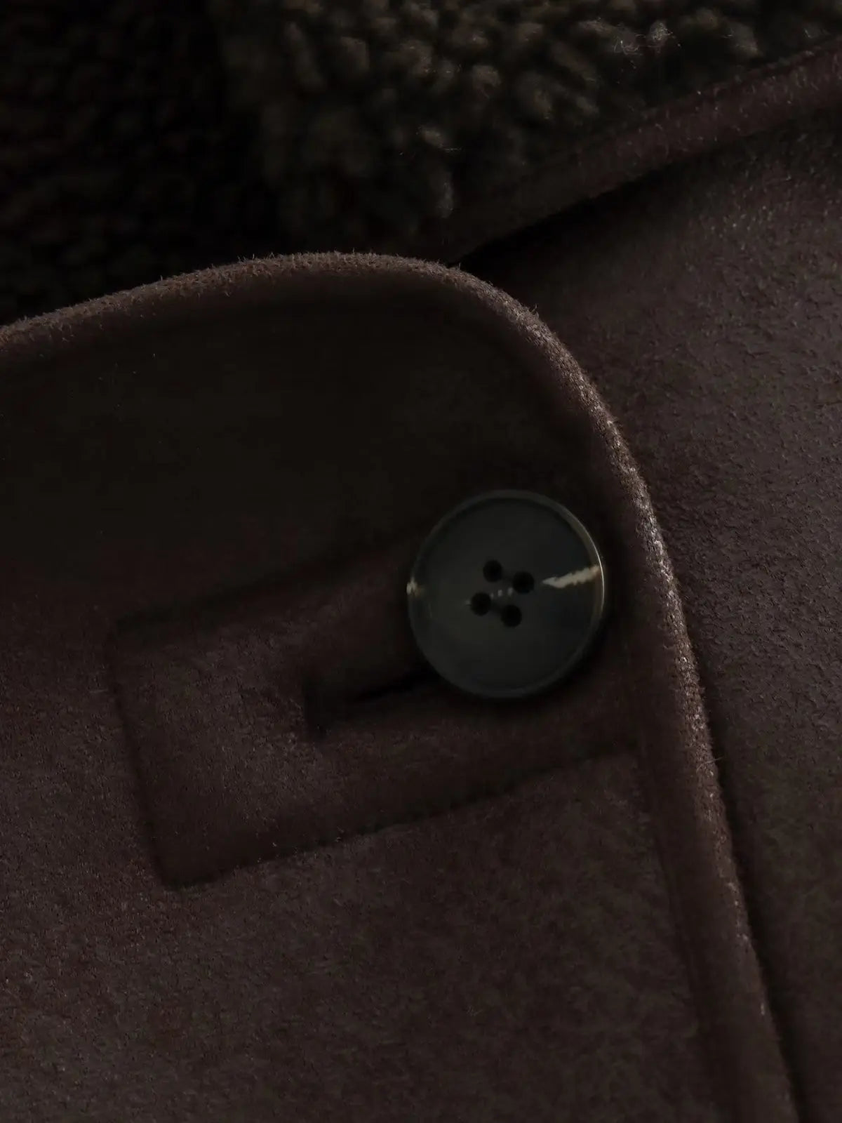 Olivia revers-kunstlederjacke – warmer herbst/winter must-have