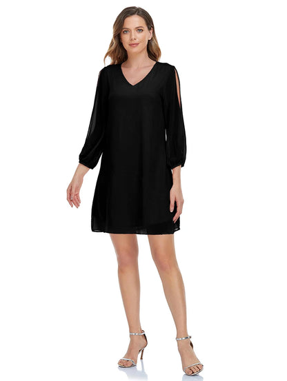 Eva - Rotes Satin Abendkleid