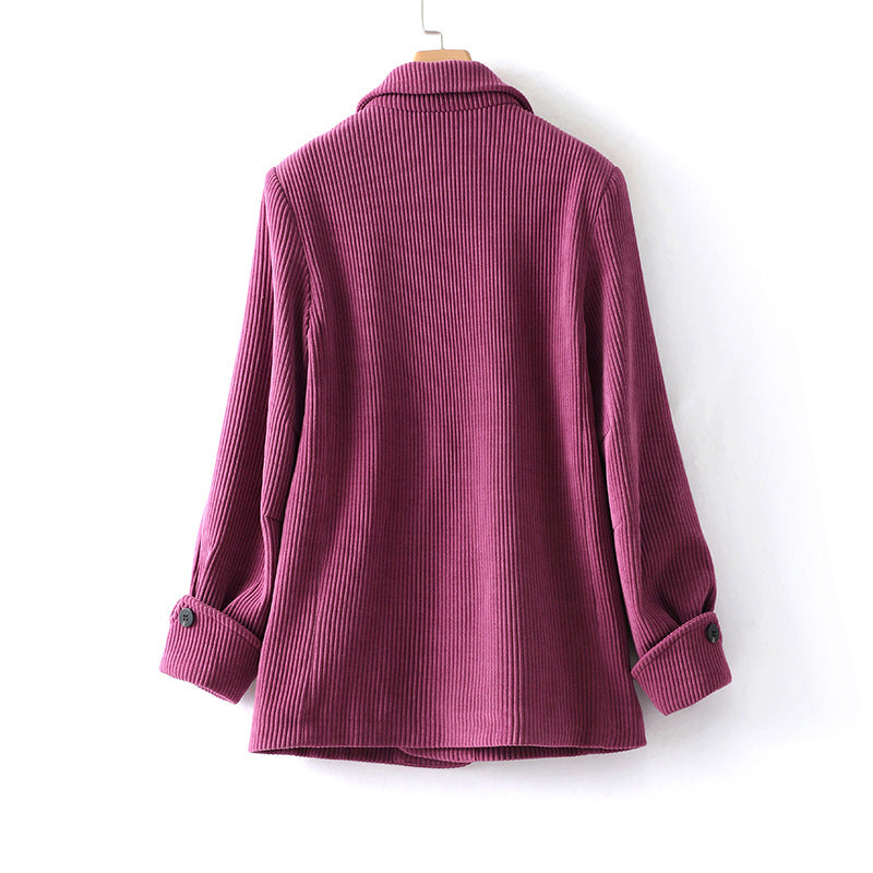 Eleganter Cord-Blazer für stilvolle Auftritte