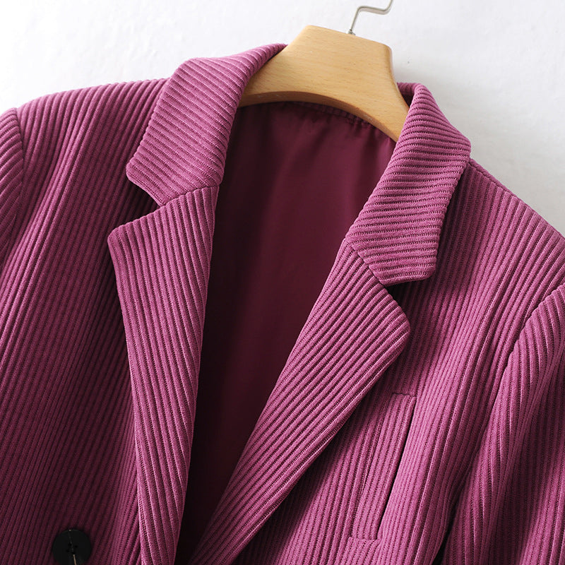 Eleganter Cord-Blazer für stilvolle Auftritte