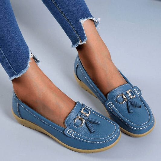 Blaue Loafers - Elina