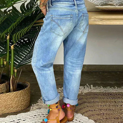 Dorthe - luftige jeans in hochwertiger qualität für den sommer