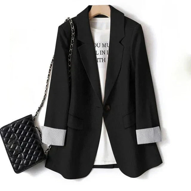 Lässiger damen blazer mit tasche – eleganter casual-touch