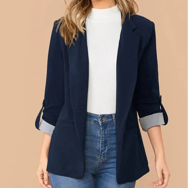 Mia - pinkfarbener casual blazer