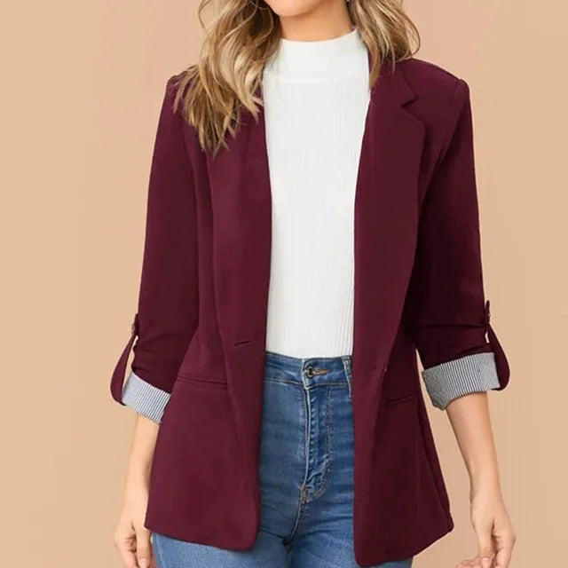 Mia - pinkfarbener casual blazer
