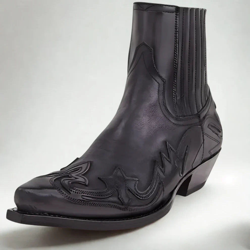 Herren-cowboy-stiefeletten aus westernleder – herren