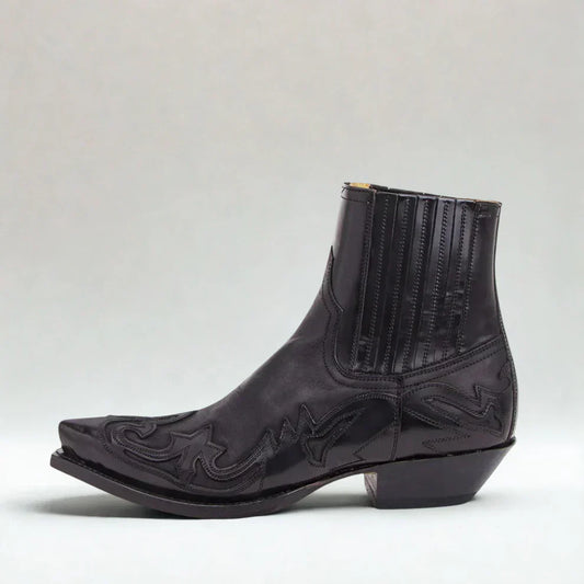 Herren-cowboy-stiefeletten aus westernleder – herren