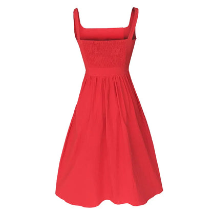 Eva - Weißes Casual-Sommerkleid