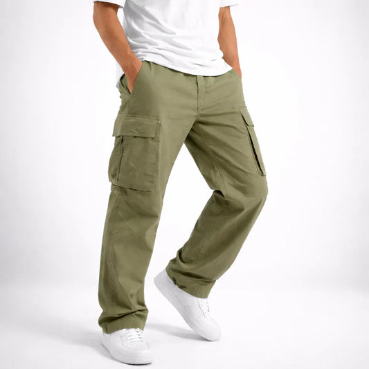 Herren-cargohose mit lockerer passform und praktischen taschen – herren