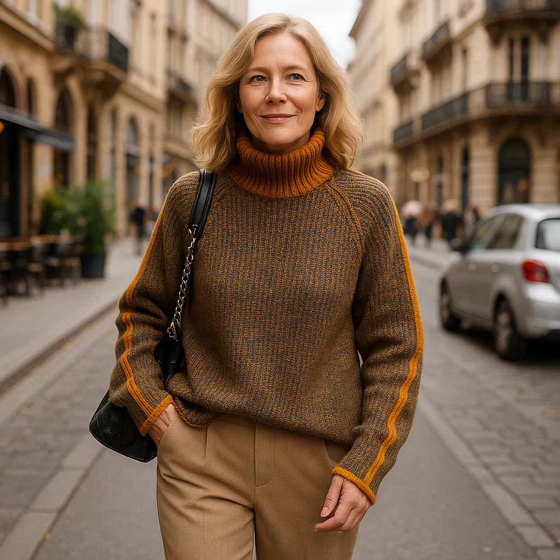 Breseis damen pullover – lässiger soft-knit look