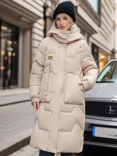 Elegante Winterjacke Beige - Sofia