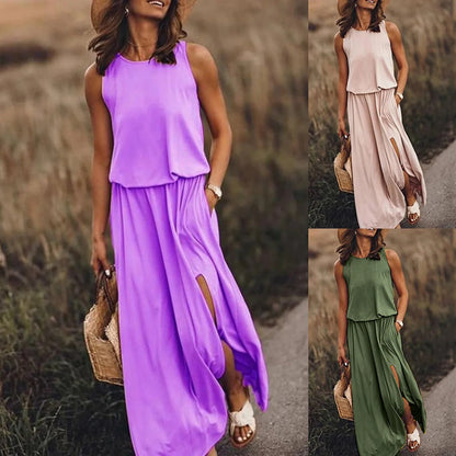 Grünes Freizeitkleid - Leonie