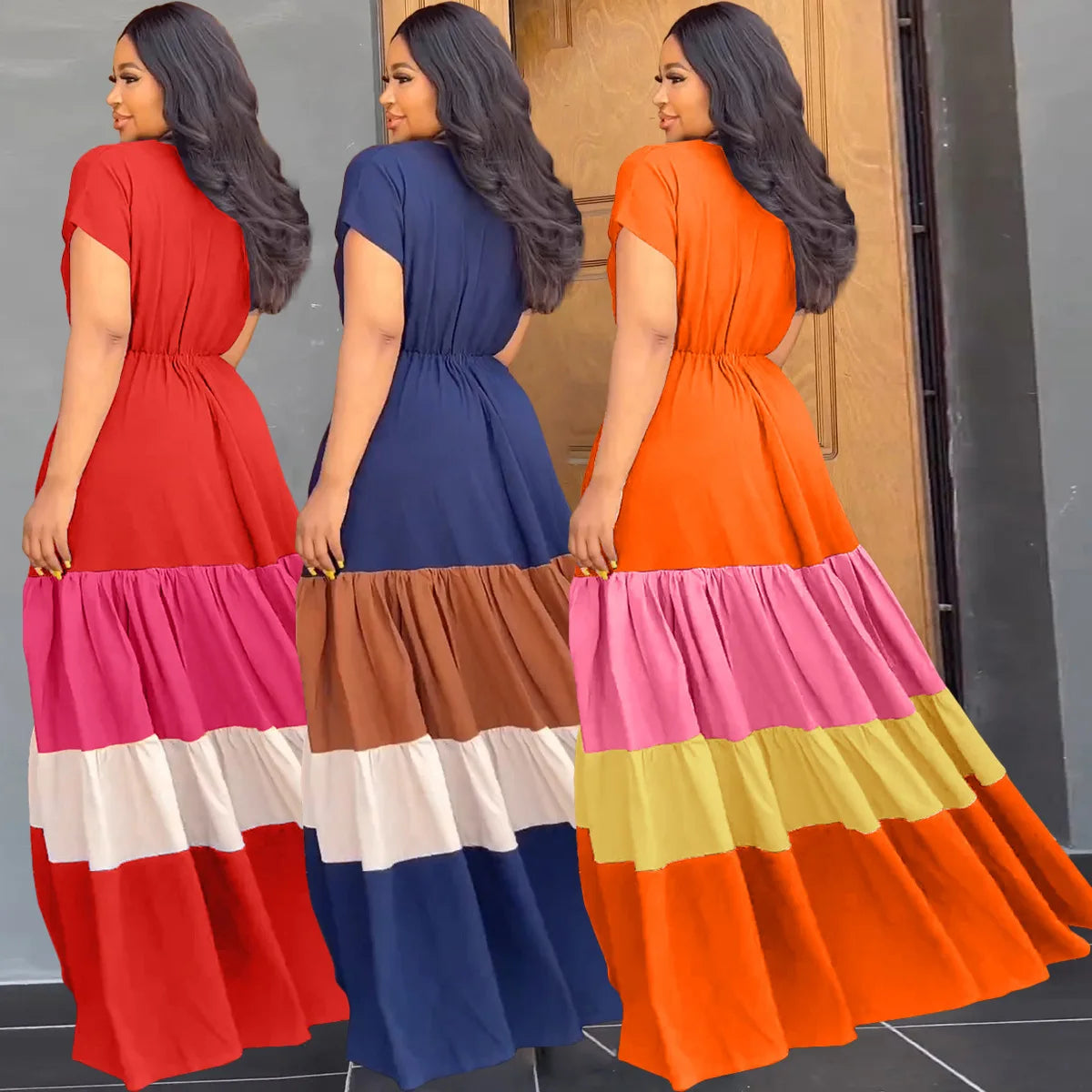 Buntes Maxikleid - Julia