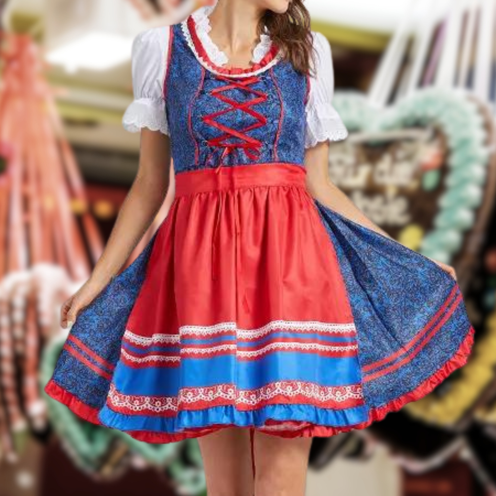 Ramona | Dirndlkleid mit Bordürenrock und Mieder für Frauen