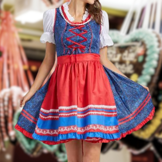 Ramona | Dirndlkleid mit Bordürenrock und Mieder für Frauen