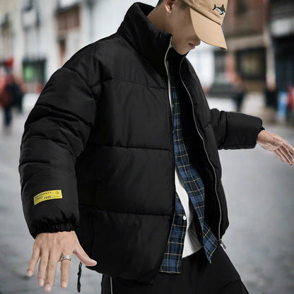 Grüne Warme Daunenjacke - Leon