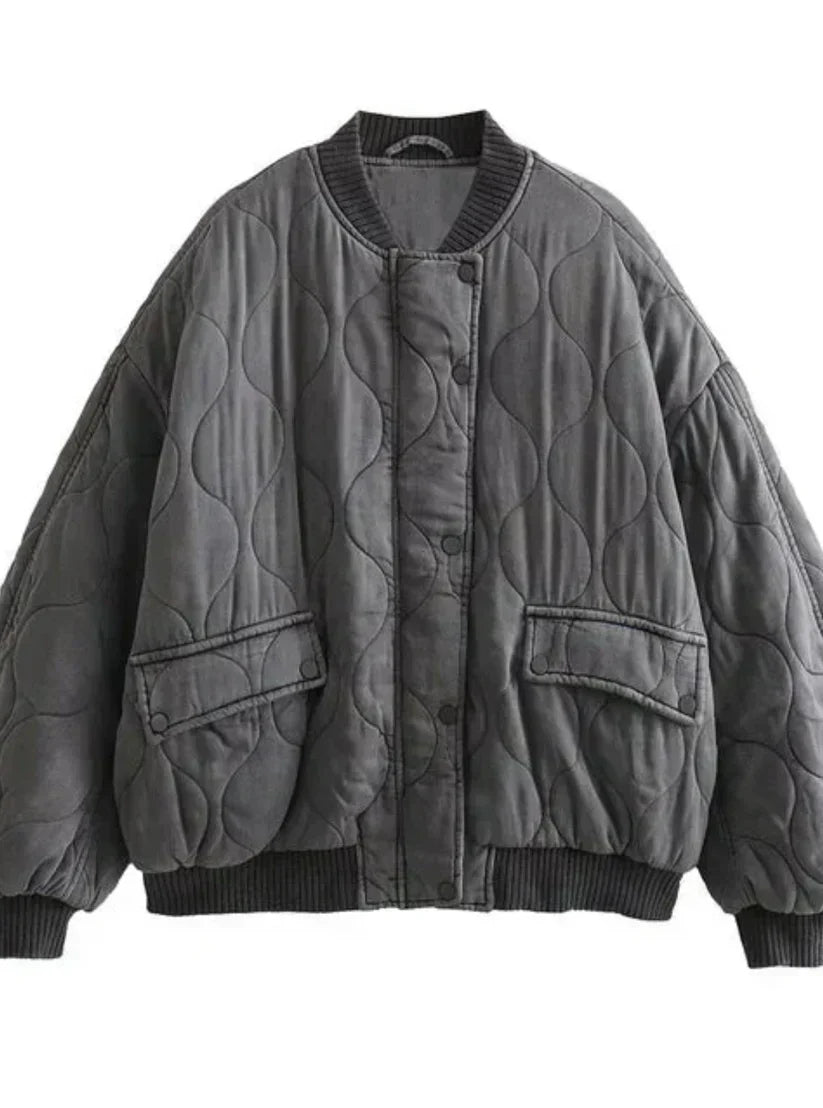 Sofia gefütterte bomberjacke – damen