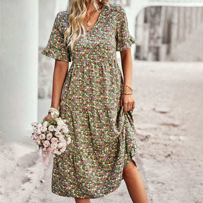 Lena – Blumen Sommerkleid