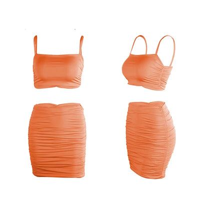 Emilia - Weißes Zweiteiler-Ensemble