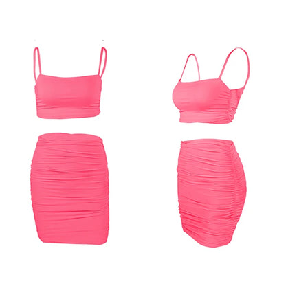 Emilia - Weißes Zweiteiler-Ensemble