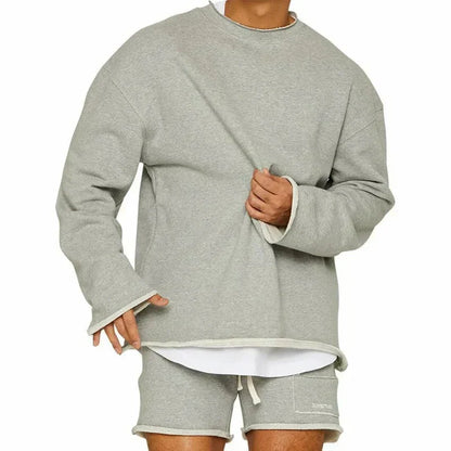 Basic pullover für herren – minimalistischer alltagsstrick
