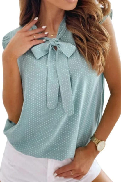 Damenbluse mit Schleifendetail - Atmungsaktiv und Bequem