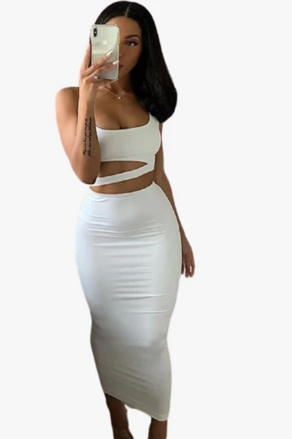 Schwarzes Elegantes Bodycon Kleid - Isabella