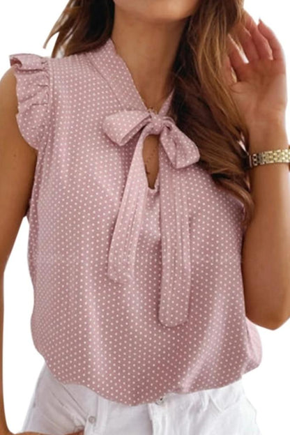 Damenbluse mit Schleifendetail - Atmungsaktiv und Bequem