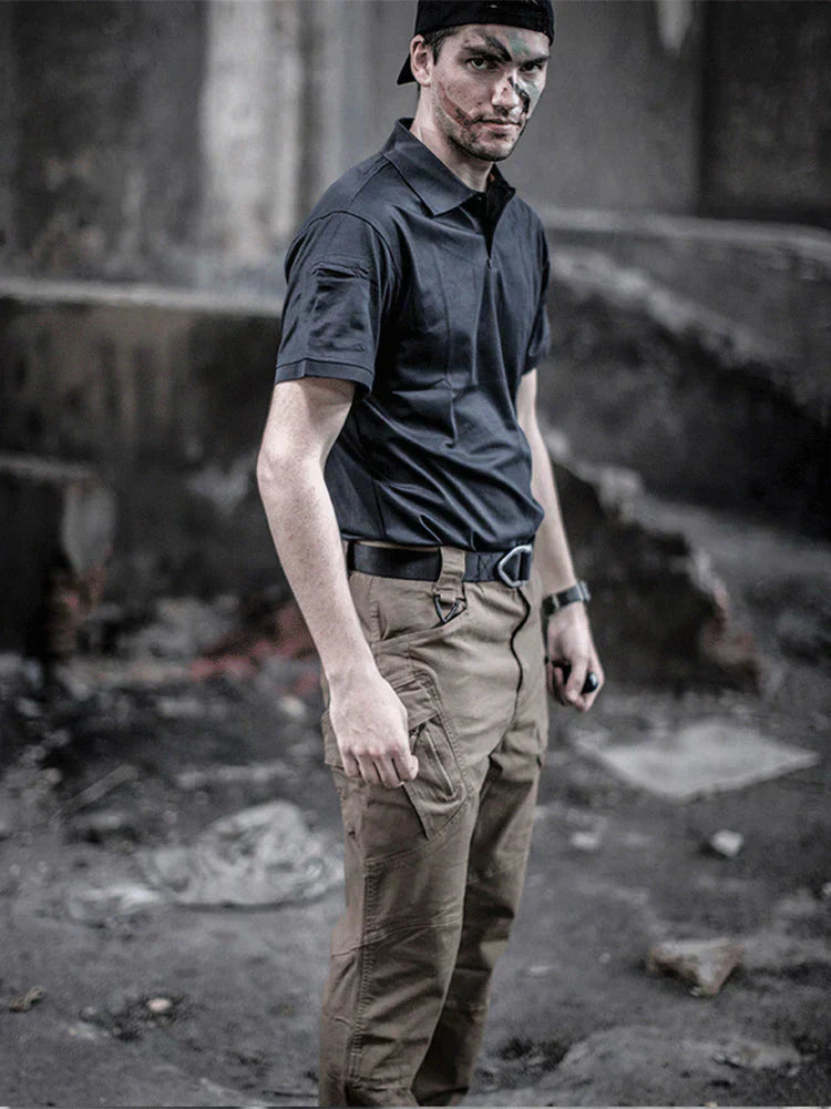 Taktische cargohose mit mehreren taschen – herren
