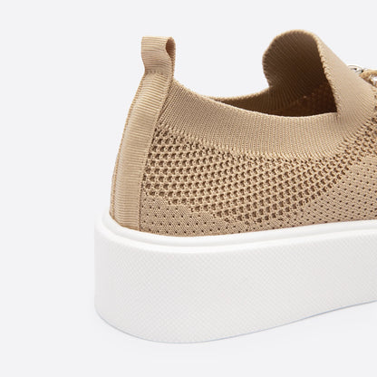 Lena - Bequeme Beige Loafers