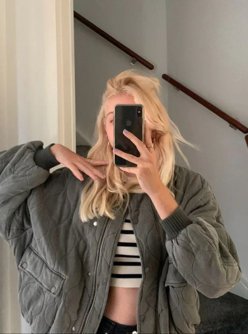 Sofia gefütterte bomberjacke – damen