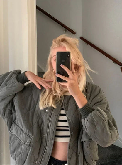 Sofia gefütterte bomberjacke – damen