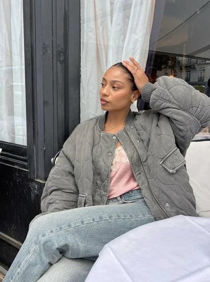 Sofia gefütterte bomberjacke – damen