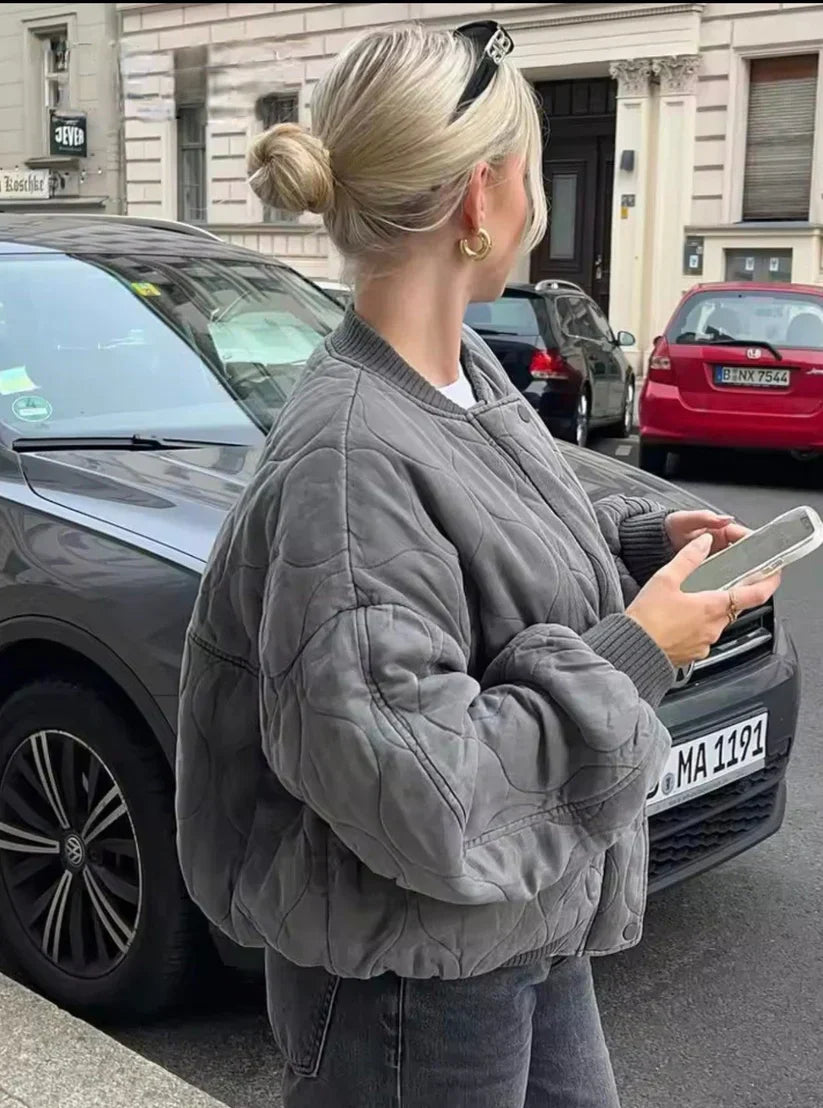 Sofia gefütterte bomberjacke – damen