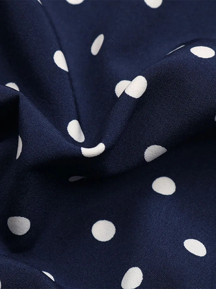 Sophie - Schwarzweißes Tupfenkleid