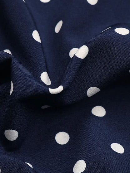 Sophie - Schwarzweißes Tupfenkleid