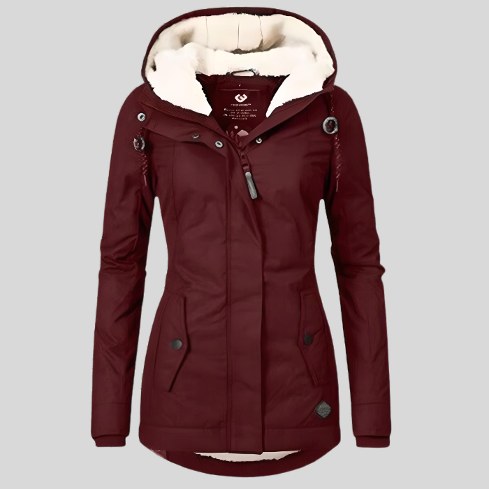 Wasserfeste Winterjacke Grau - Ella